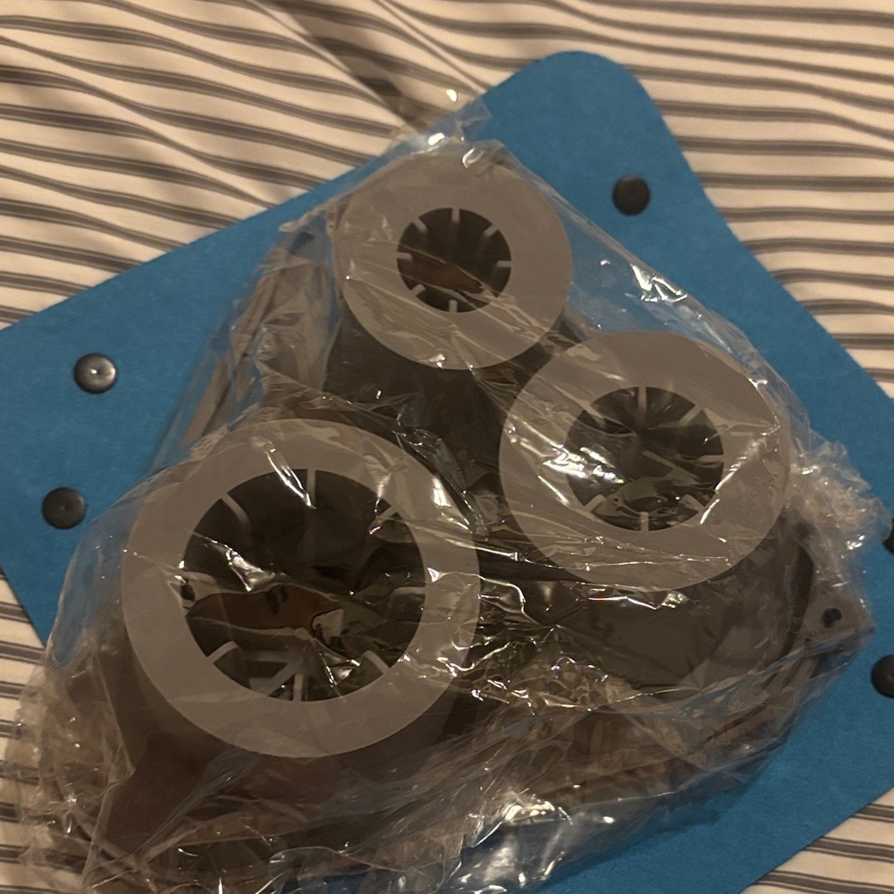 Gray Silicone ice cube tray for Stanley cups